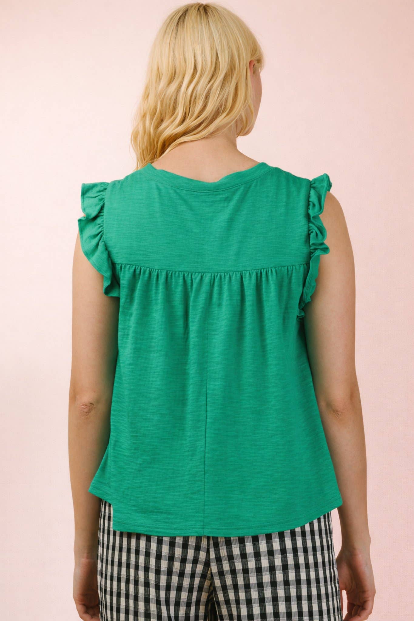 Ruffle Knit Top