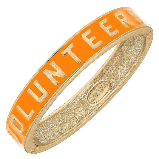 Canvas Style - Tennessee Volunteers Enamel Hinge Bangle : Orange