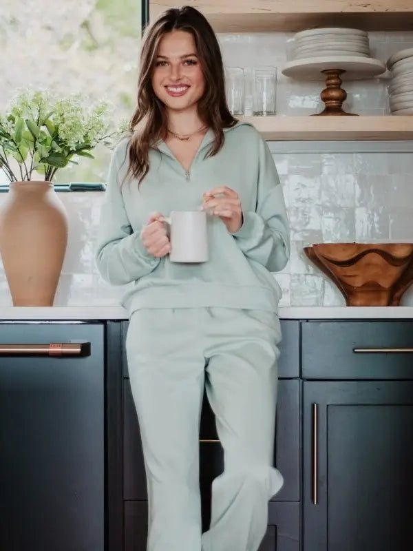 Scuba Pants Two Piece Set