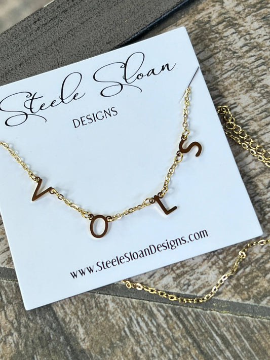 VOLS Charm Necklace -Gold  