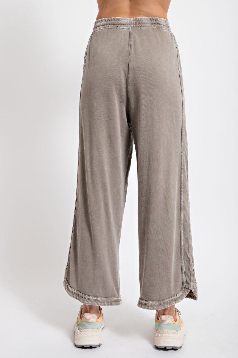 Mineral Washed Terry Knit Pants