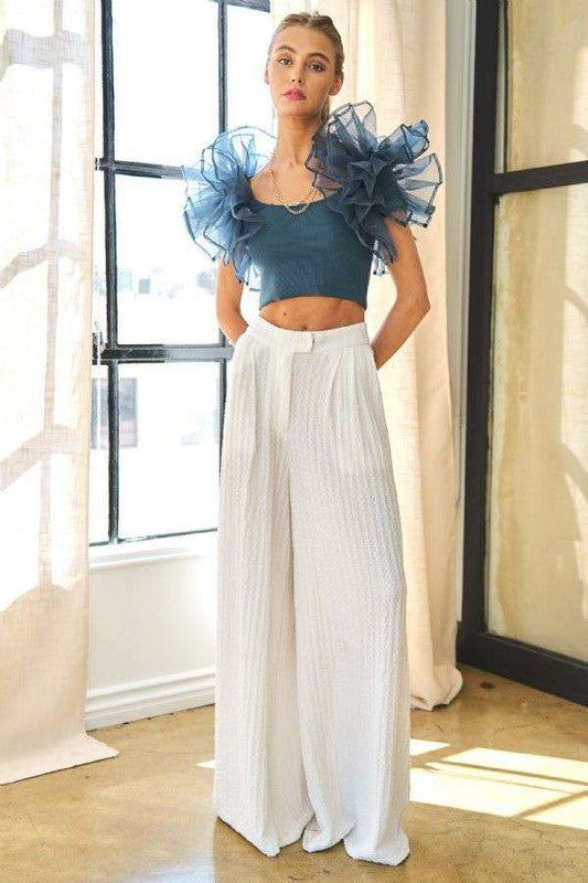 Wide Leg Relaxed Pants