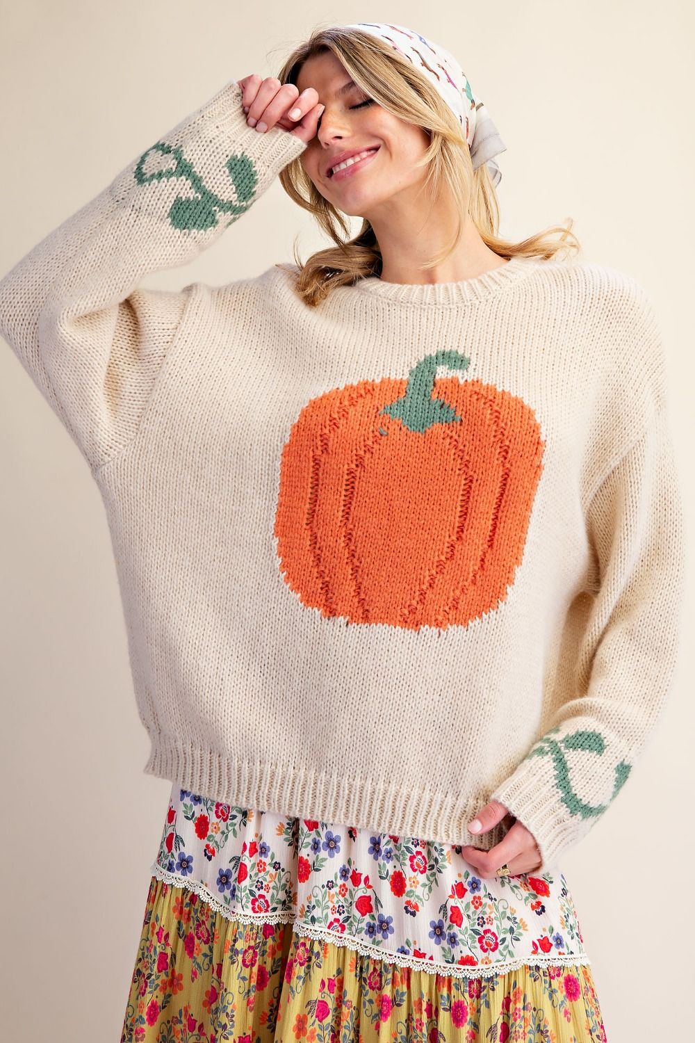 PUMPKIN PATCH KNITTED SWEATER