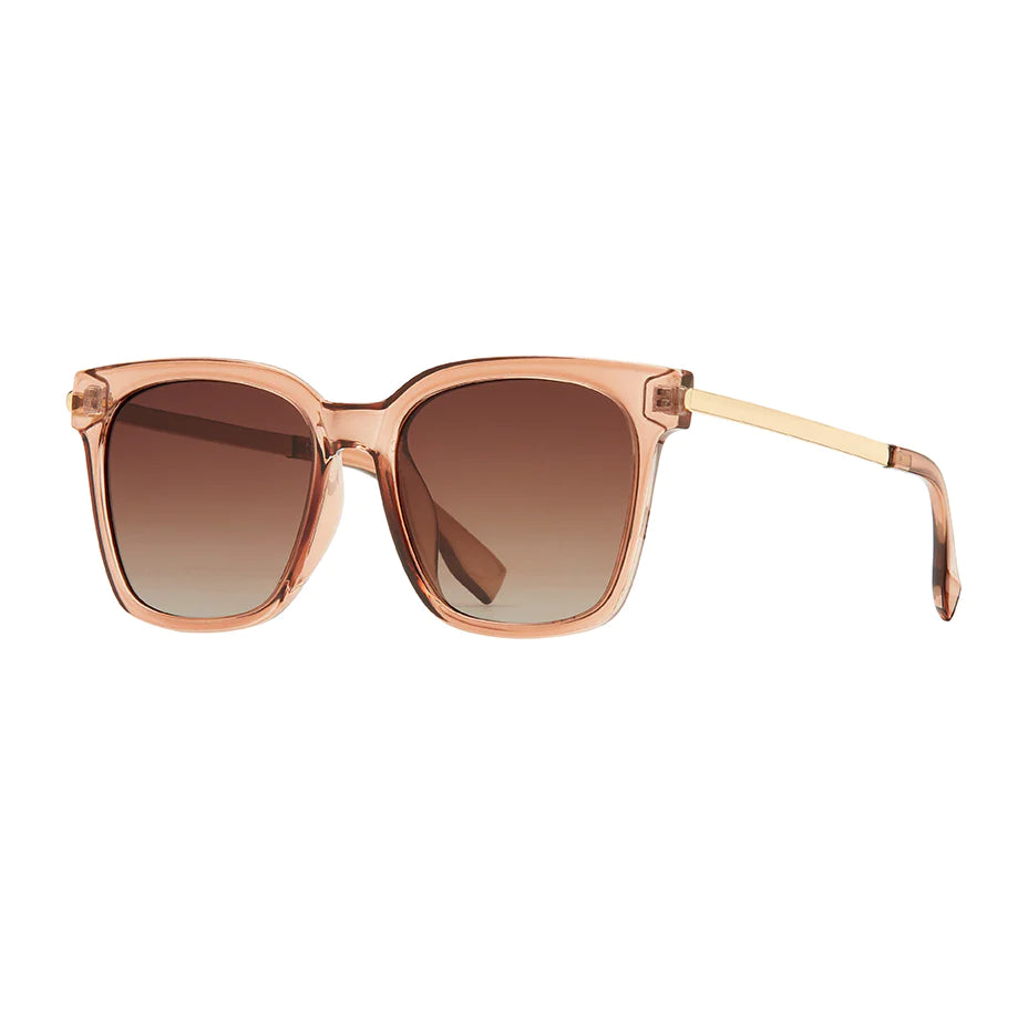 Everly-Crystal Brown Sun Glasses Polarized