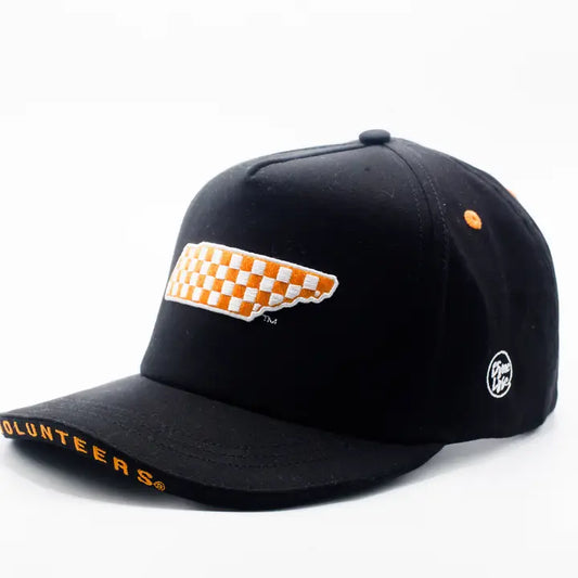 Tennessee Volunteers Black Bill Hat