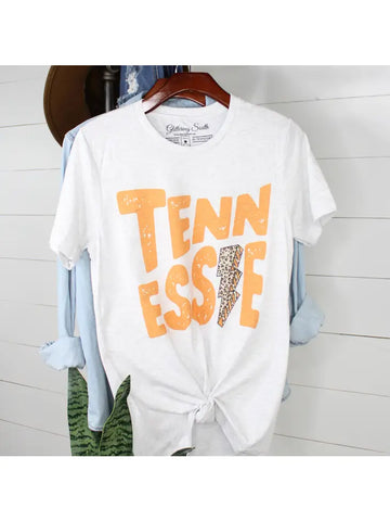 Tennessee Bolt Oatmeal T-Shirt