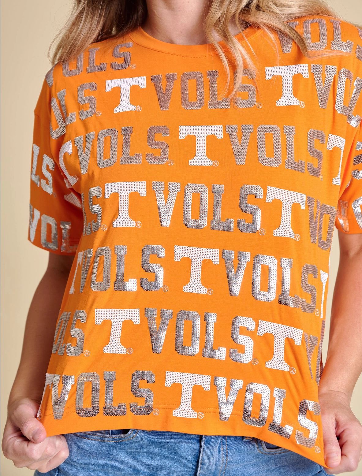 The Sequin Repeat Tee