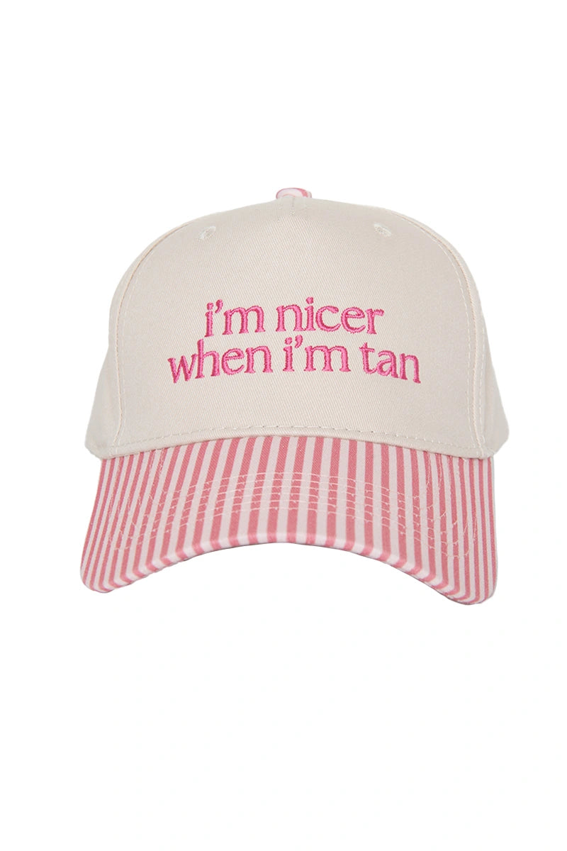 Trucker Hat-I'm Nicer When I'm Tan