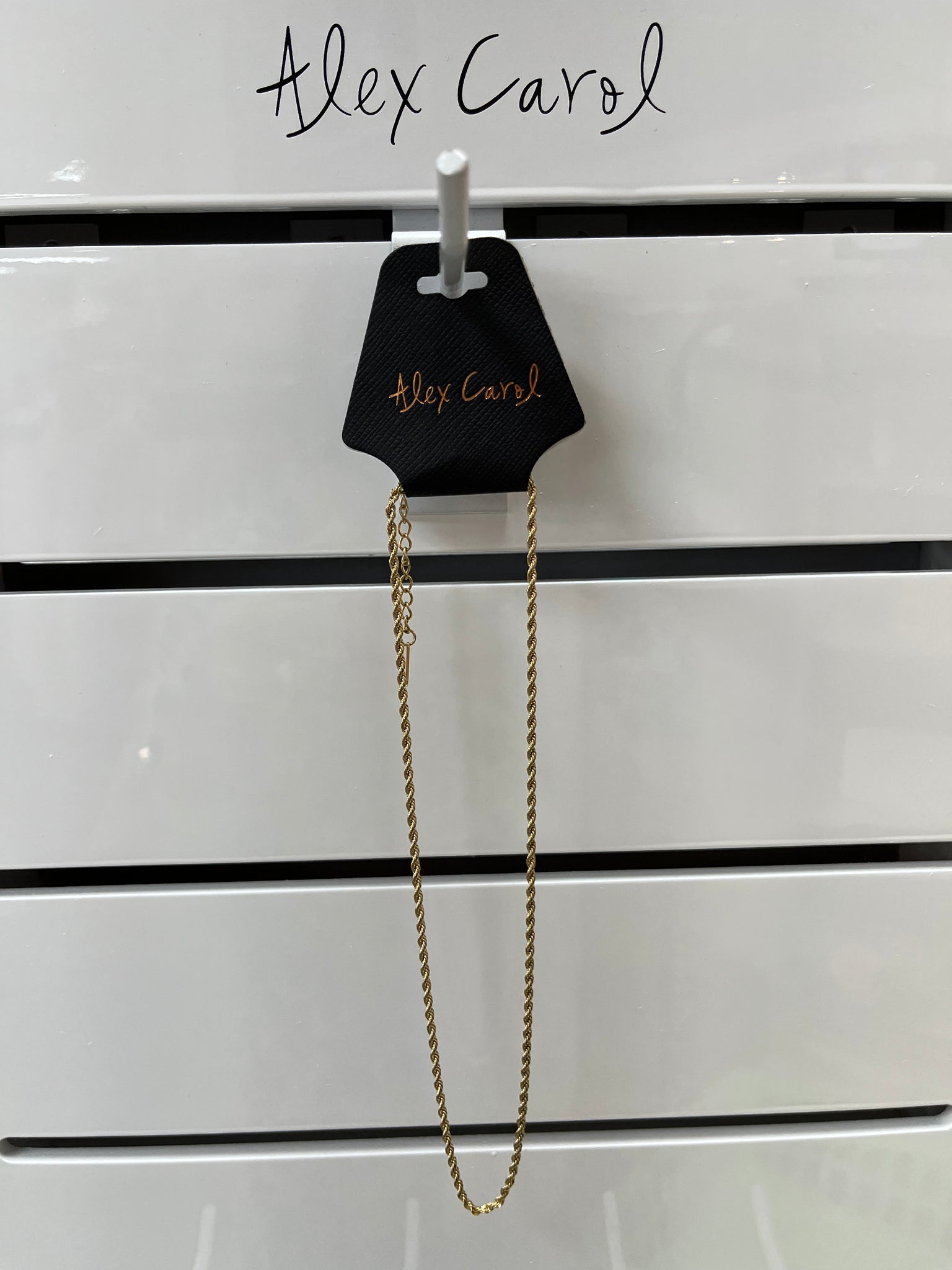 Gold Rope Necklace N23163