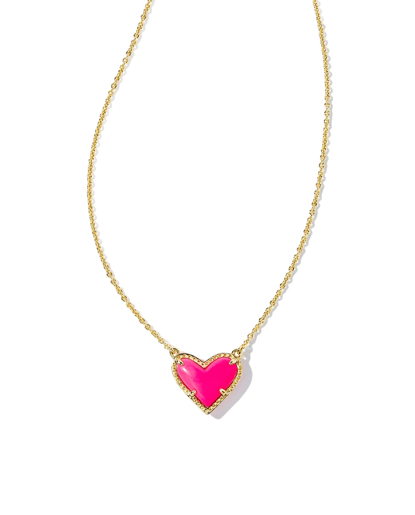 Ari Heart Gold Pendant Necklace