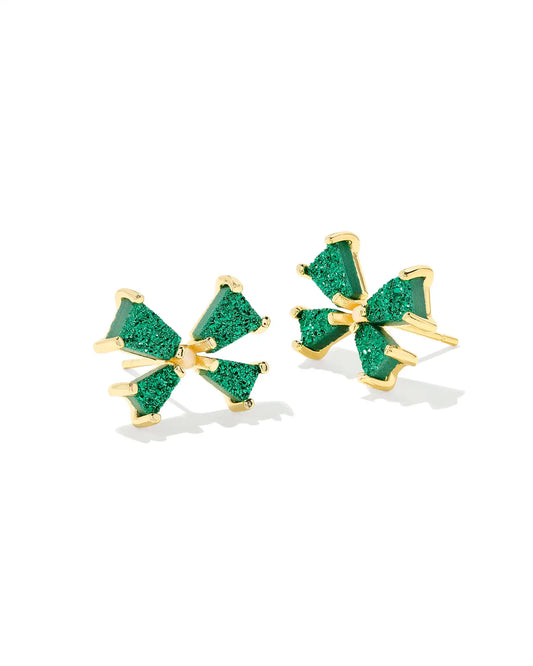 Blair Gold Bow Small Stud Earrings