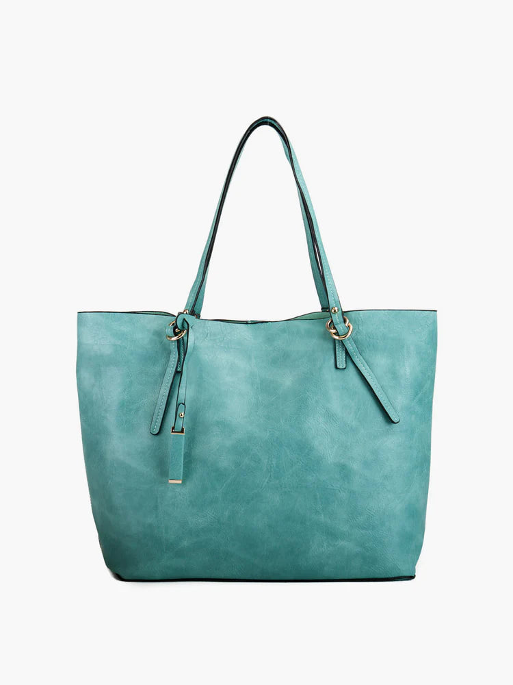 Teal Iris Totet Bag in a Bag