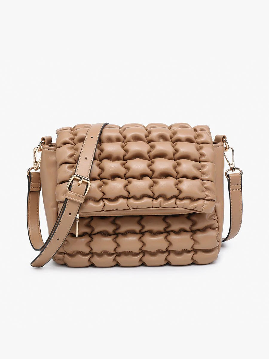 Naomi Top Zip Quilted Crossbody