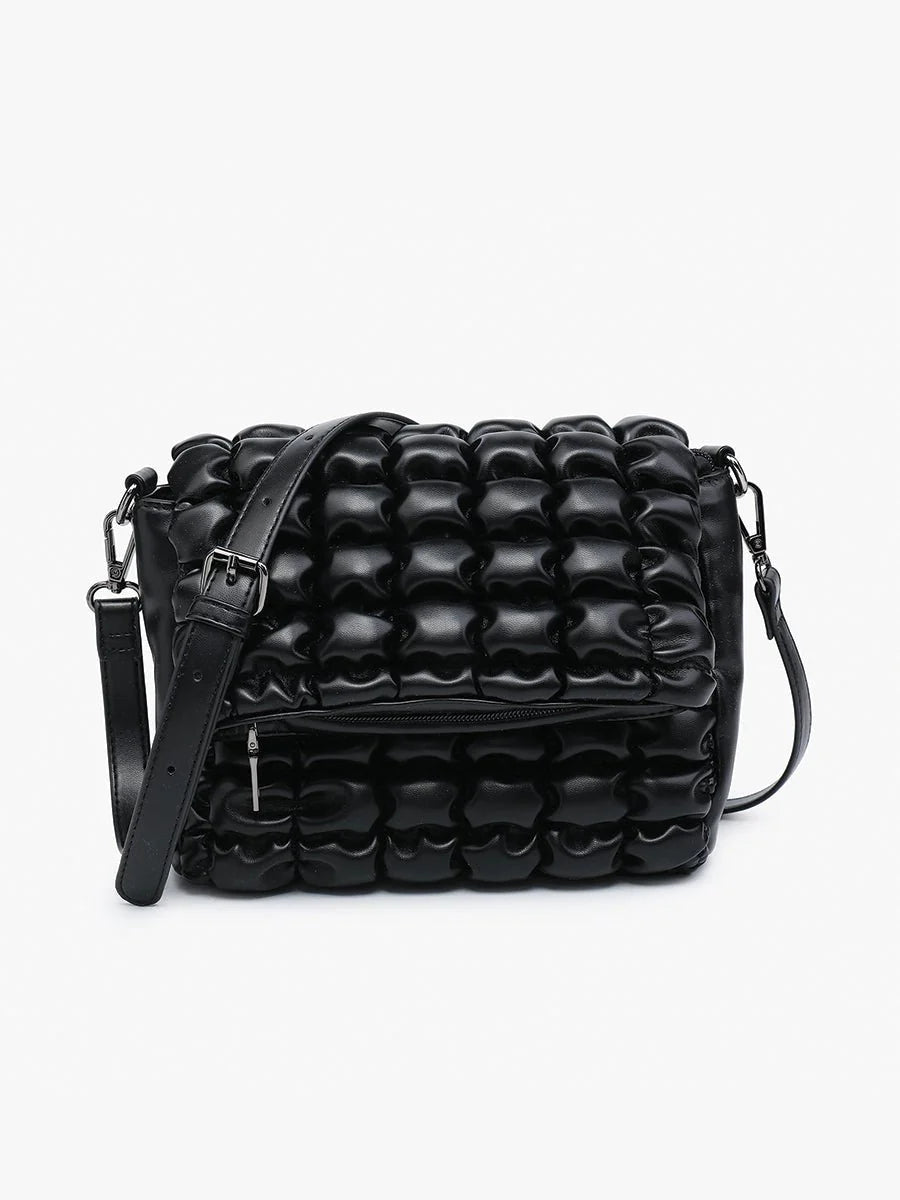 Naomi Top Zip Quilted Crossbody