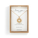 Love You Locket / Gold Necklace