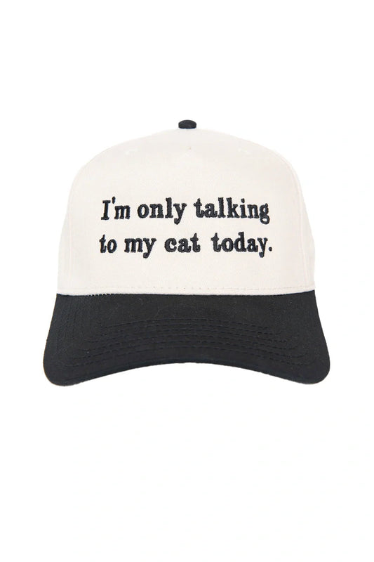 Trucker Hat-I'm Only Talking To My Cat Today