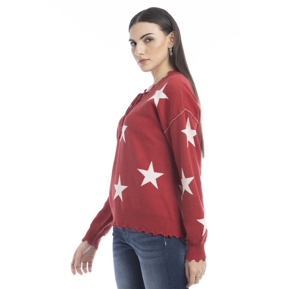 Paige Stars Frilled Hem Sweater