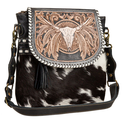 Spirit of the Herd Hand Tooled Bag