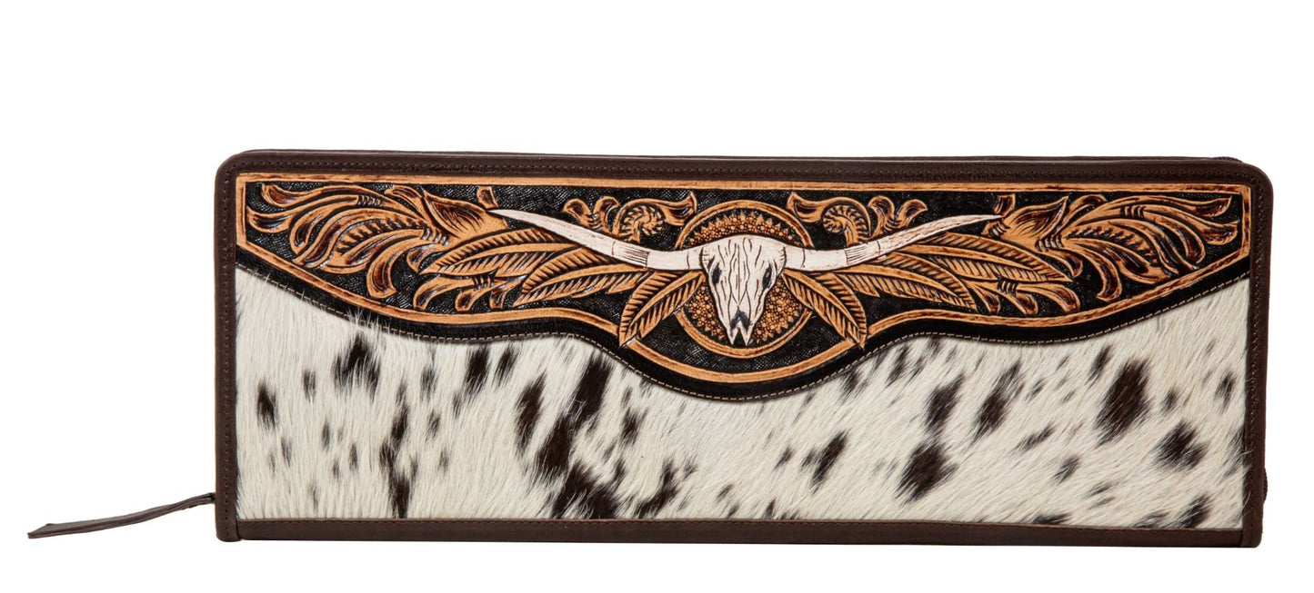 Spirit of the Herd Hand-tooled Jewelry Box Case