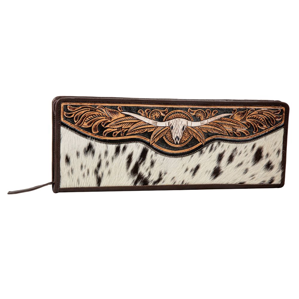 Spirit of the Herd Hand-tooled Jewelry Box Case