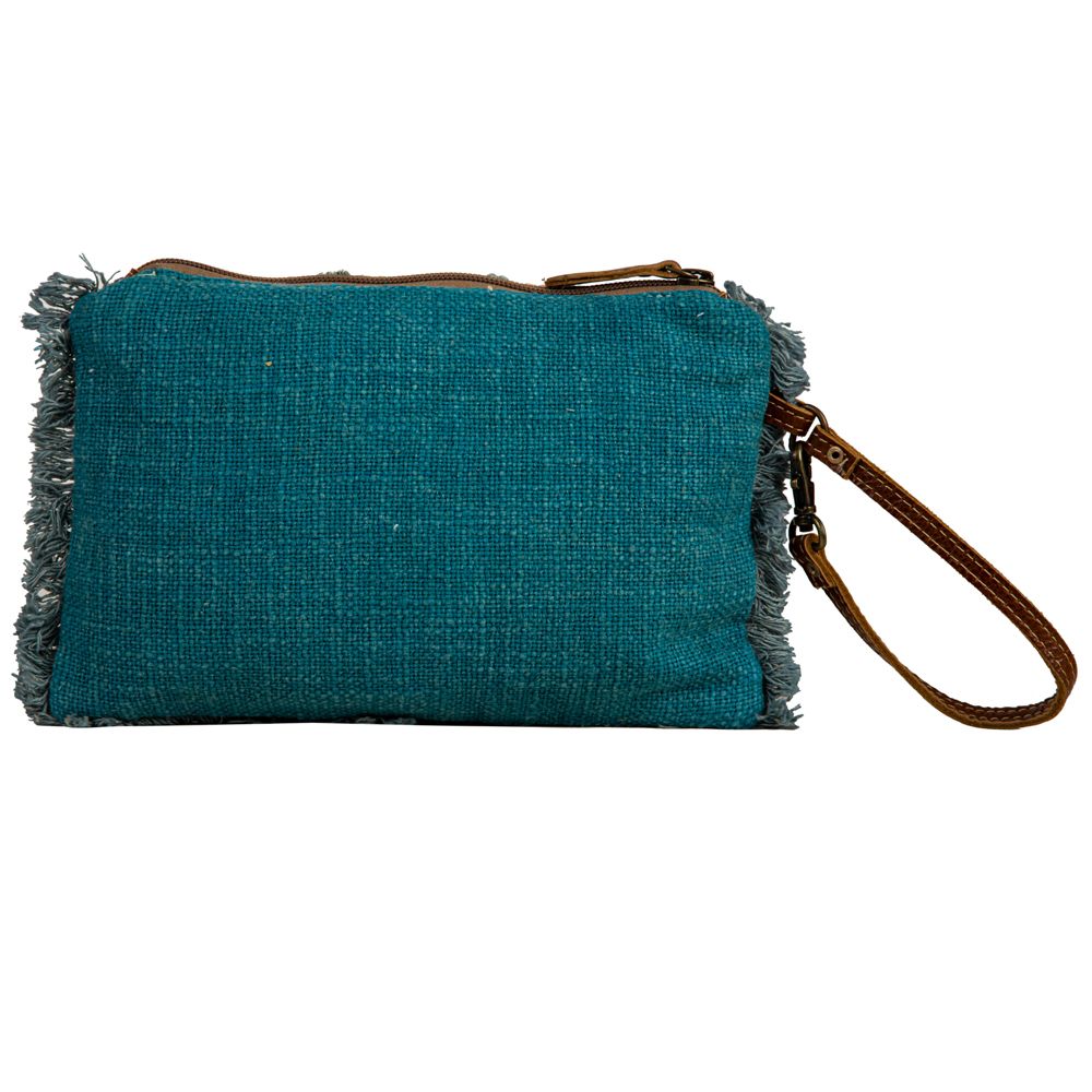 Willow Stream Embroidered Pouch