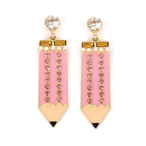 Teacher Mode Enamel Earrings