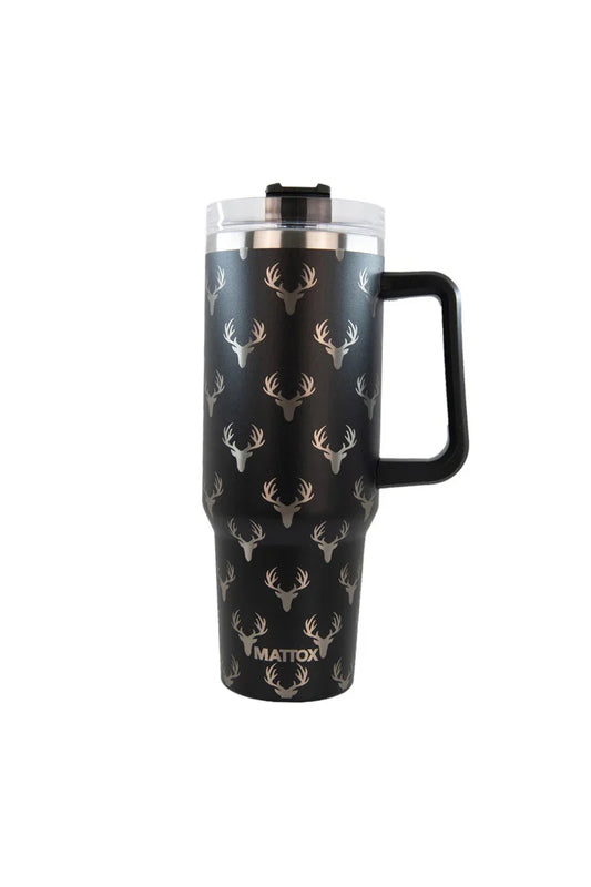 Deer Print Design 40 Oz Tumbler for Men