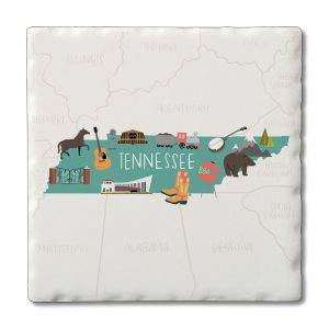 4Pk Single Image Coaster Set – Icon State – TN