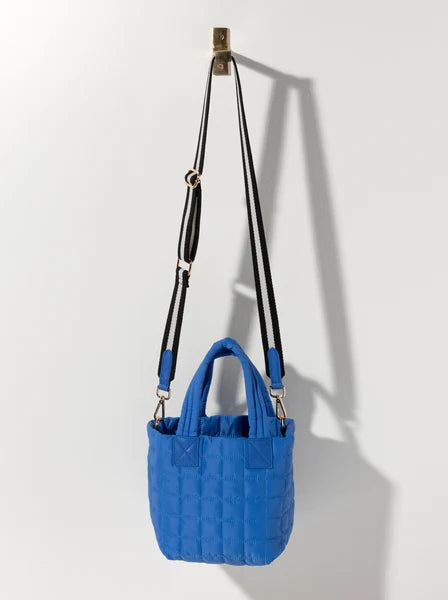 Quilted Nylon Mini Tote Cross-Body