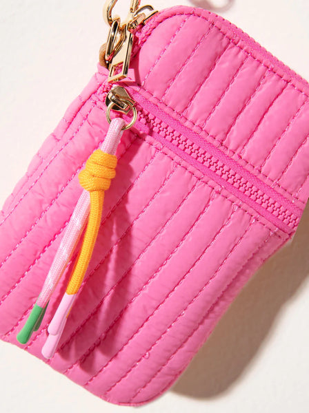 Quilted Nylon Phone Holder