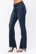 hi-waist slim boot-cut