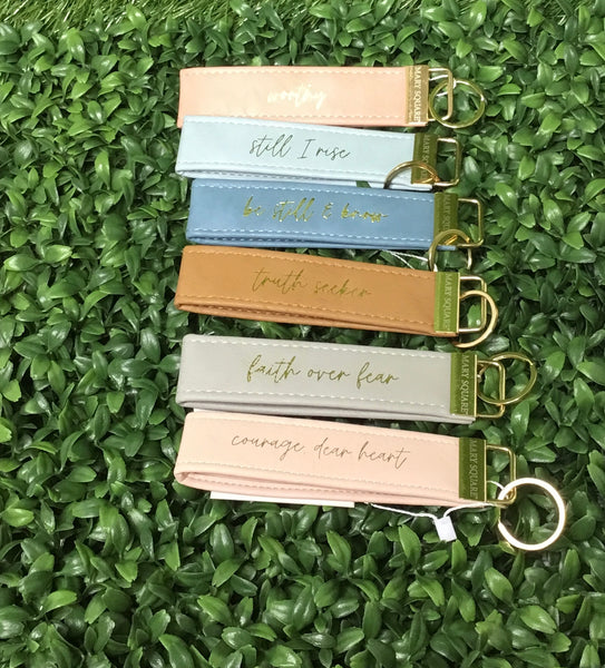 Mary Square Key Fob Assorted Variety