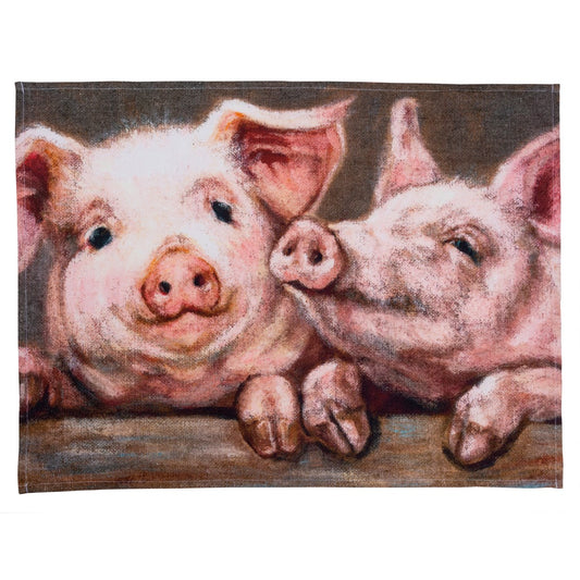 Dish Towel - Pigs