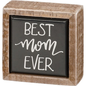 Box Sign Mini - Best Mom Ever