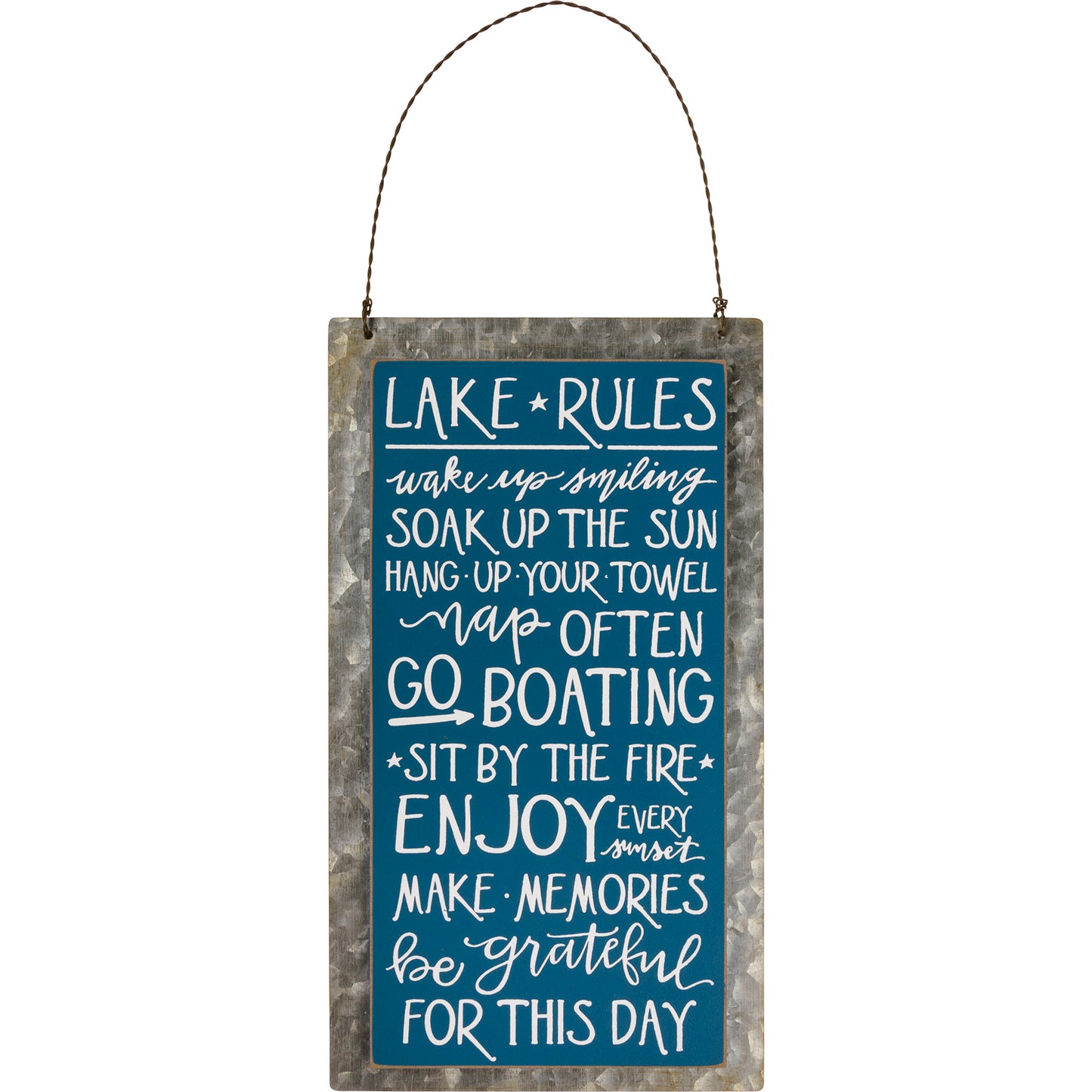 Hanging Decor - Lake Rules