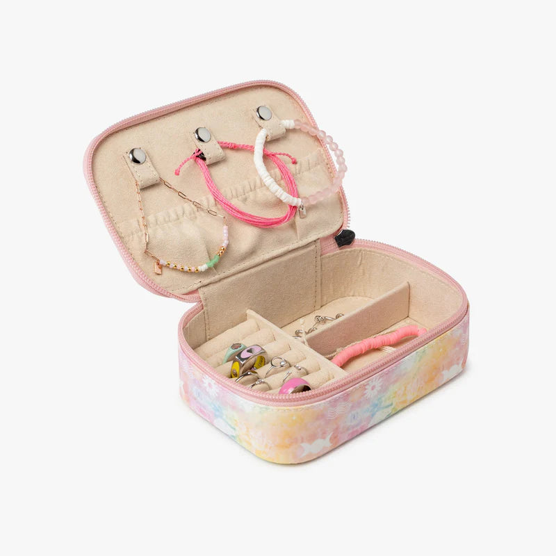 Puravida Medium Tie-Dye Travel Jewelry Case