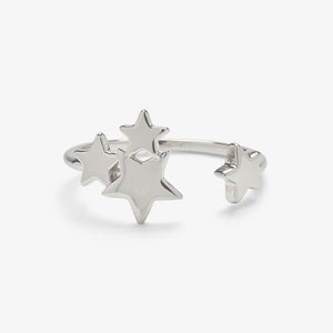 Starlight Silver Wrap Ring