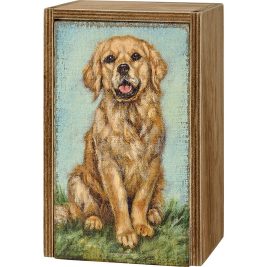 Golden Retriever Memory Box