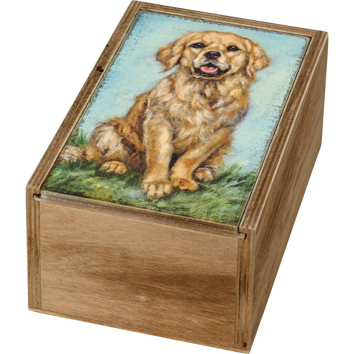 Golden Retriever Memory Box