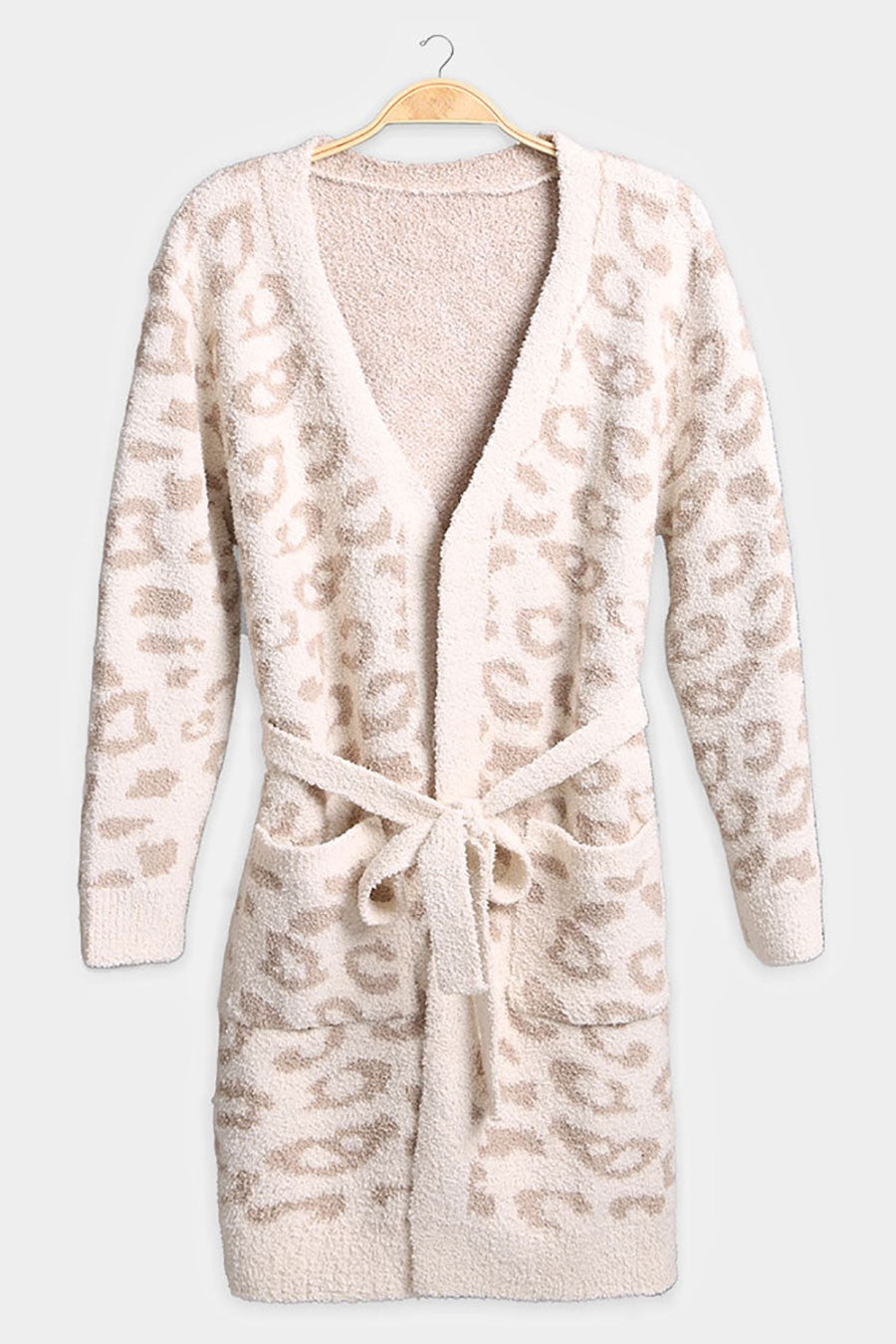 Leopard Patterned Cozy Robe OS