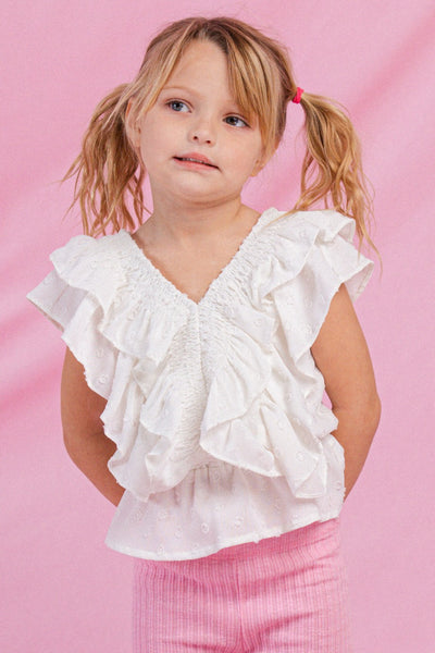 Mommy & Me Smocked Ruffle Top