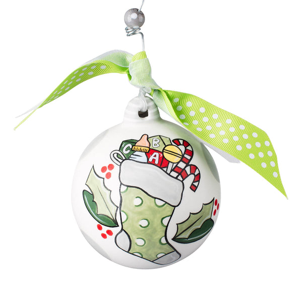 Stocking Baby's 1st Christmas Ornament