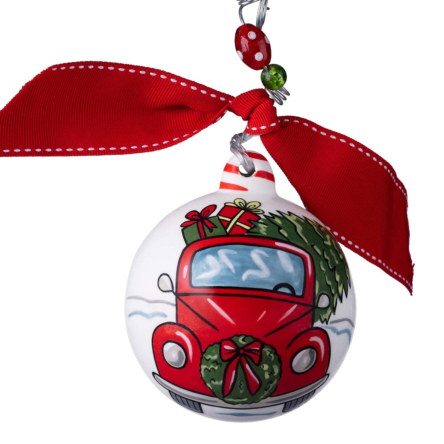 Merry Christmas Y'all Truck Ball Ornament