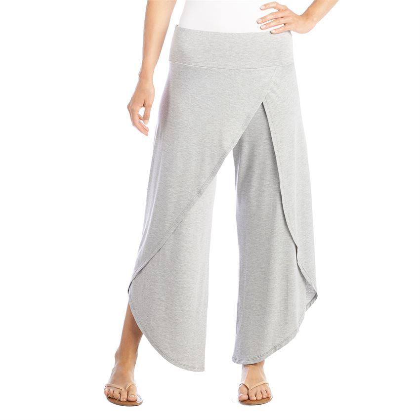 Serene Crossover Pants - Grey