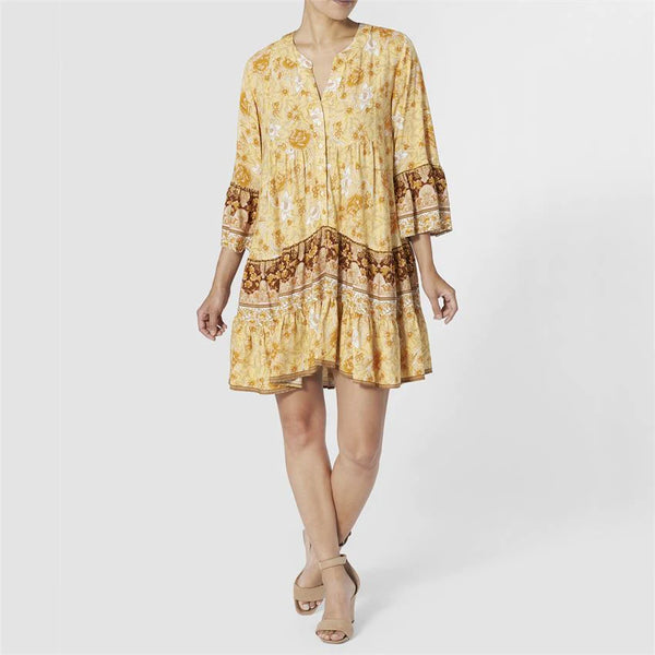 Payton Ruffle Sleeve Dress
