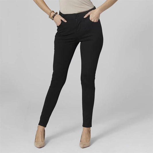 OMG Zoey Zip Skinny Dress Pant - Black