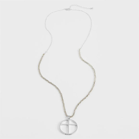 I am Blessed Cross Necklace