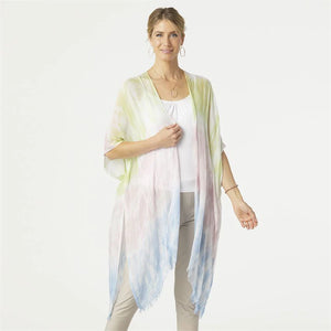 Bora Bora Ruana - Pink/Lime/Dusty Blue OS