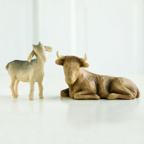 Willow Tree® Ox and Goat
