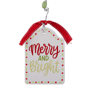 Merry & Bright Flat Ornament